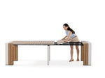 TRANSFP20:Transformer Outdoor Dining Table, Open