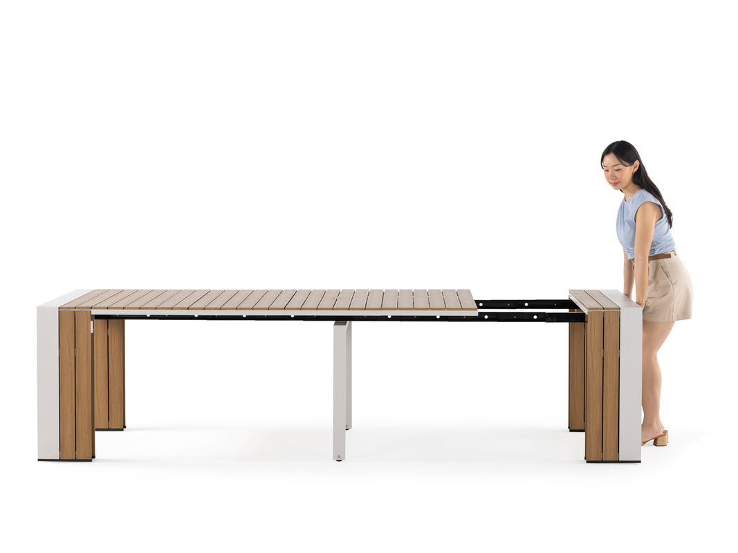 TRANSFP20:Transformer Outdoor Dining Table, Open