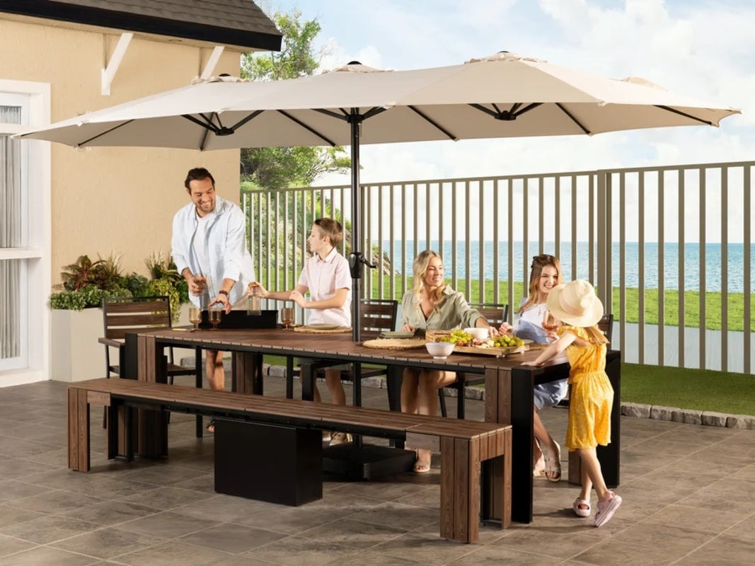 TRANSFP35:Transformer Patio Umbrella, Styled