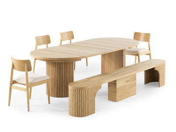 TRANSFM09:Transformer Round Dining Table, Angled
