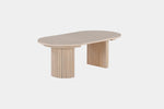 TRANSFM60:Transformer Round Dining Table, Angled