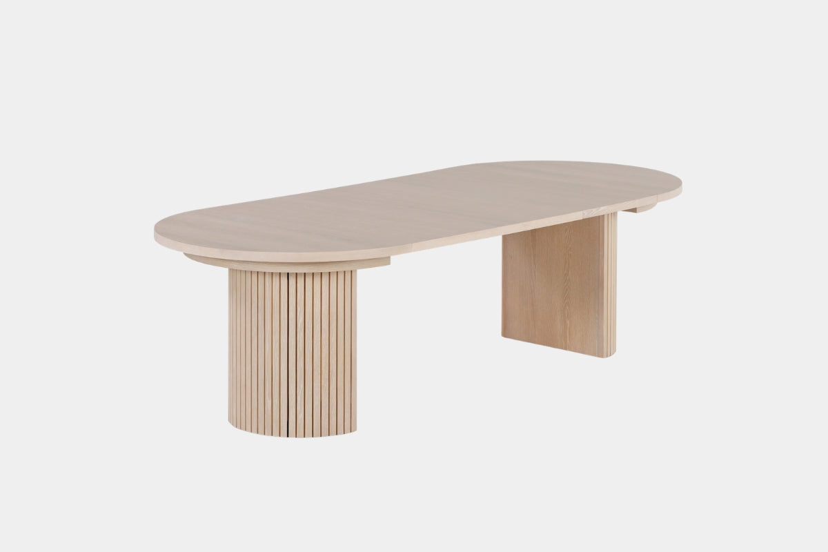 TRANSFM60:Transformer Round Dining Table, Angled