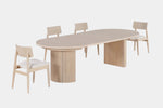 TRANSFM62:Transformer Round Dining Table & 4 Chairs, 