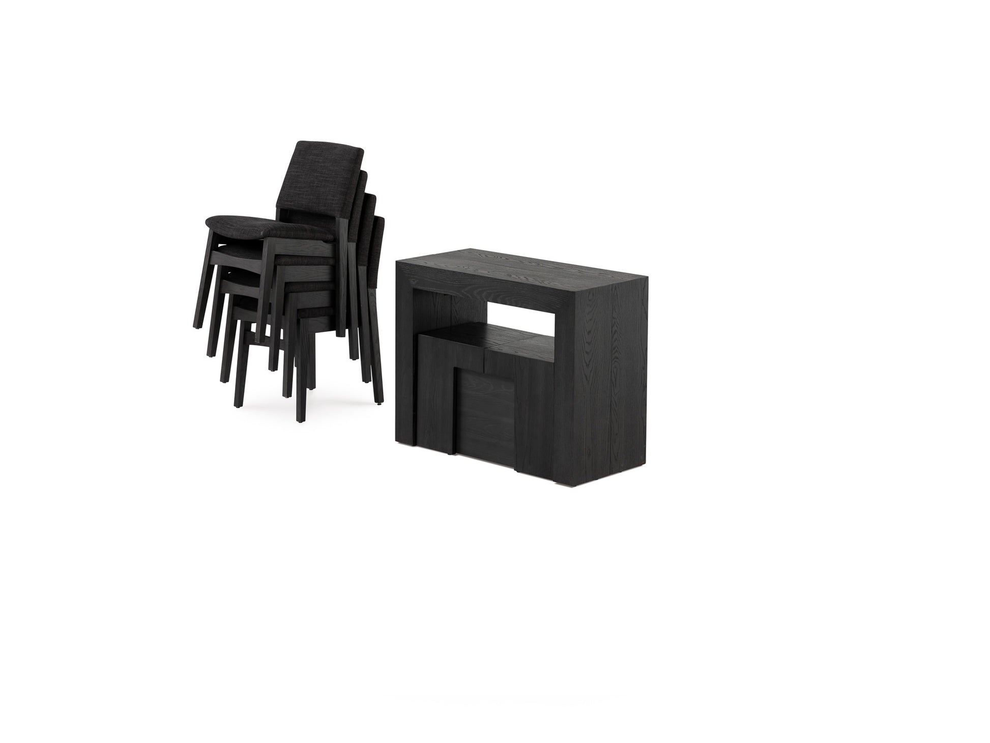 TRANSFM12:Transformer Dining Table & 4 C, 
