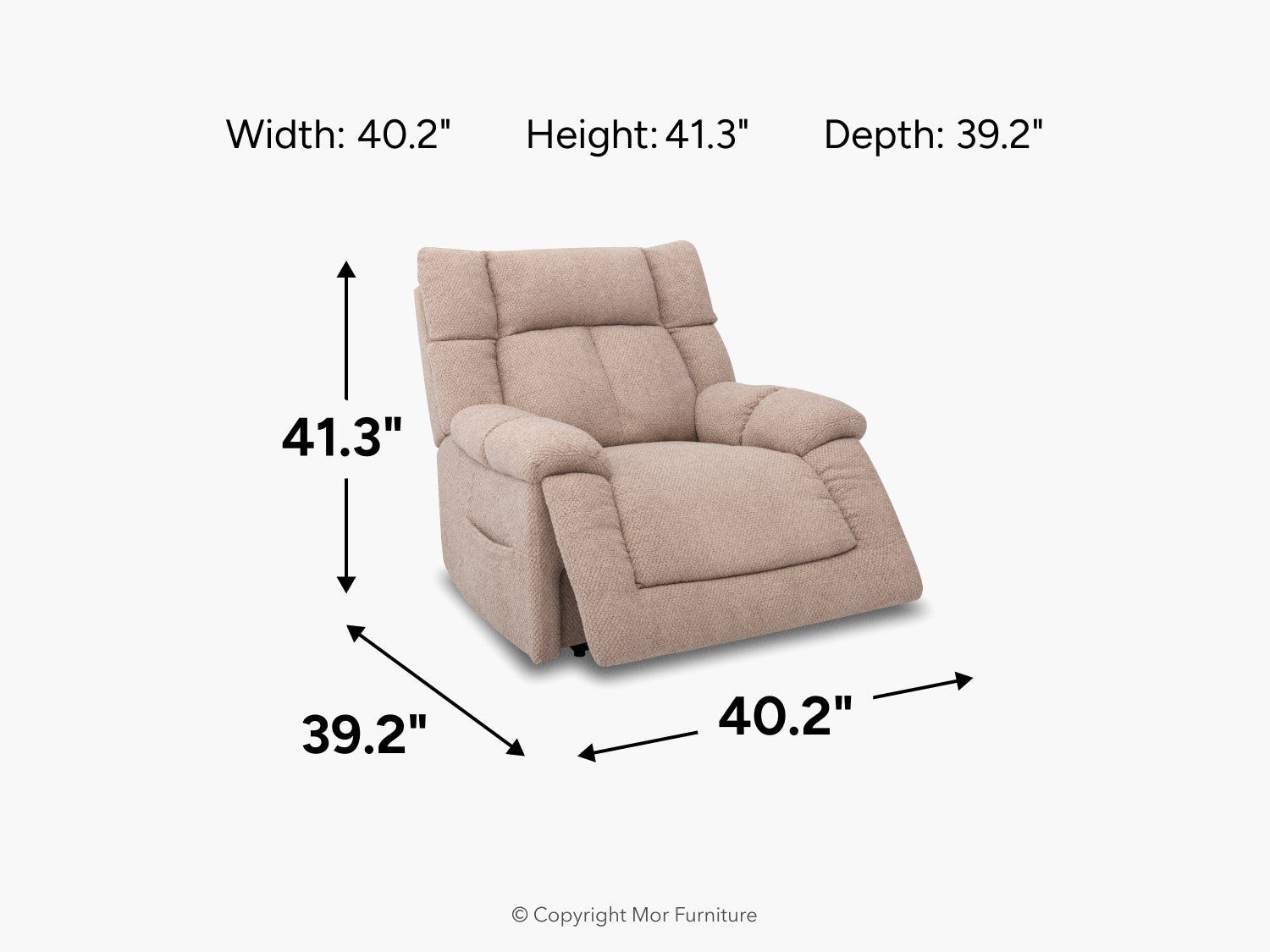 607581662:Tucker 2 Power Theater Recline, 