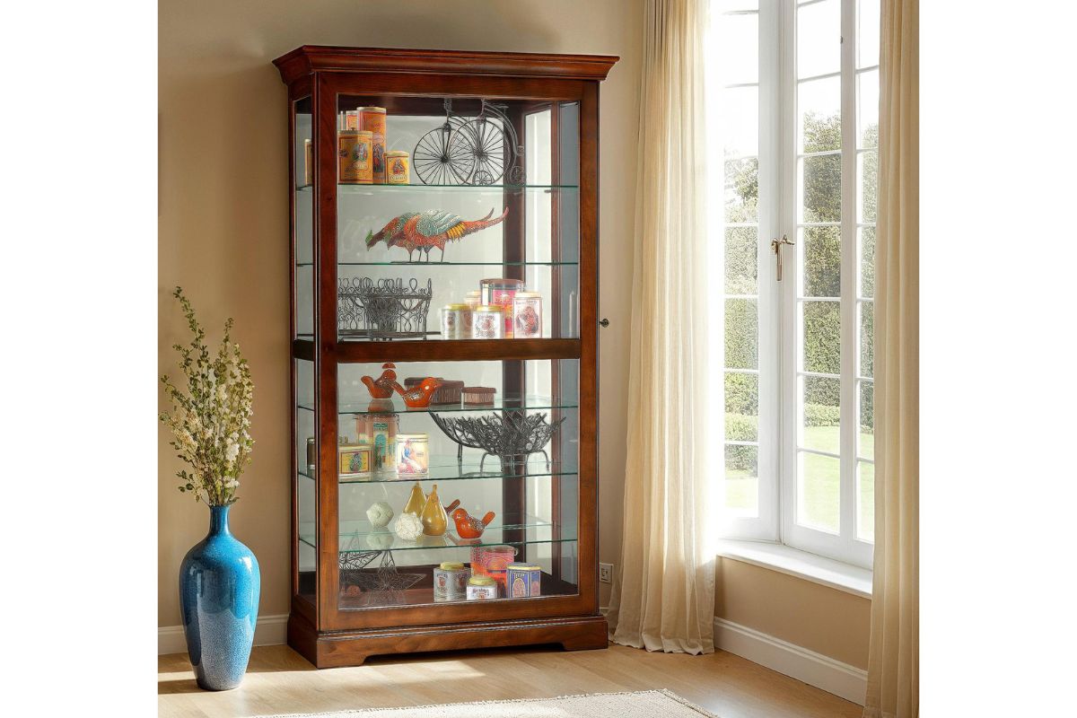 909783694:Tyler Curio Cabinet in Cherry