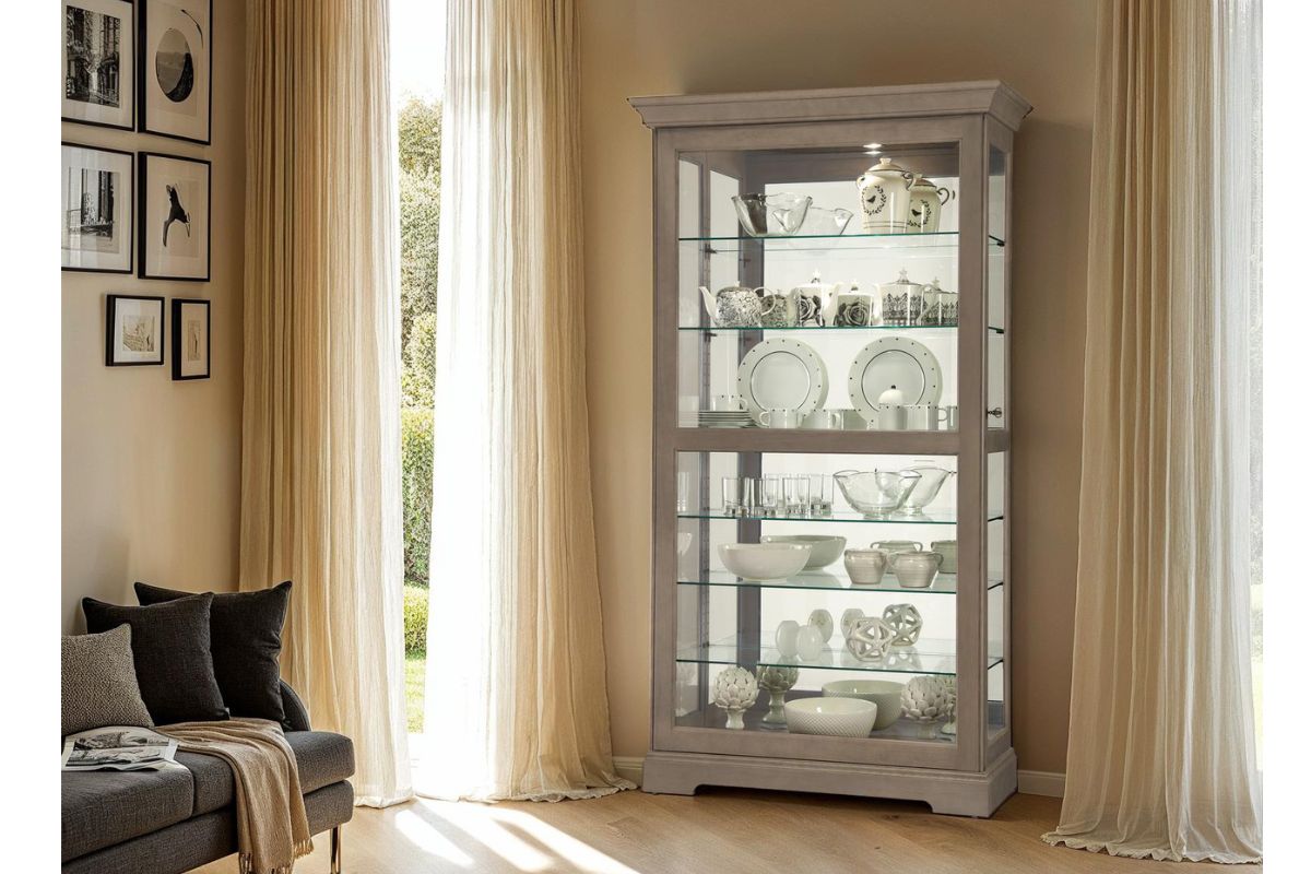 438977302:Tyler Curio Cabinet in Gray