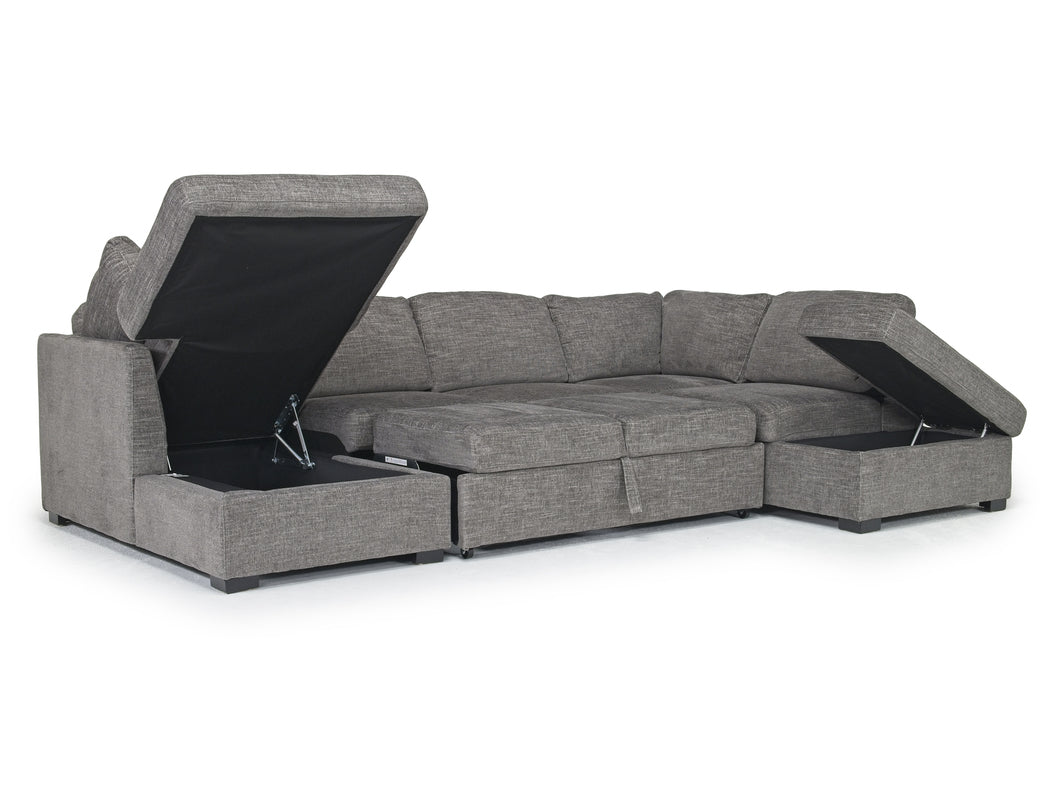 VIVANSECT:Vivian Full Pullout Tux Chaise, Angle