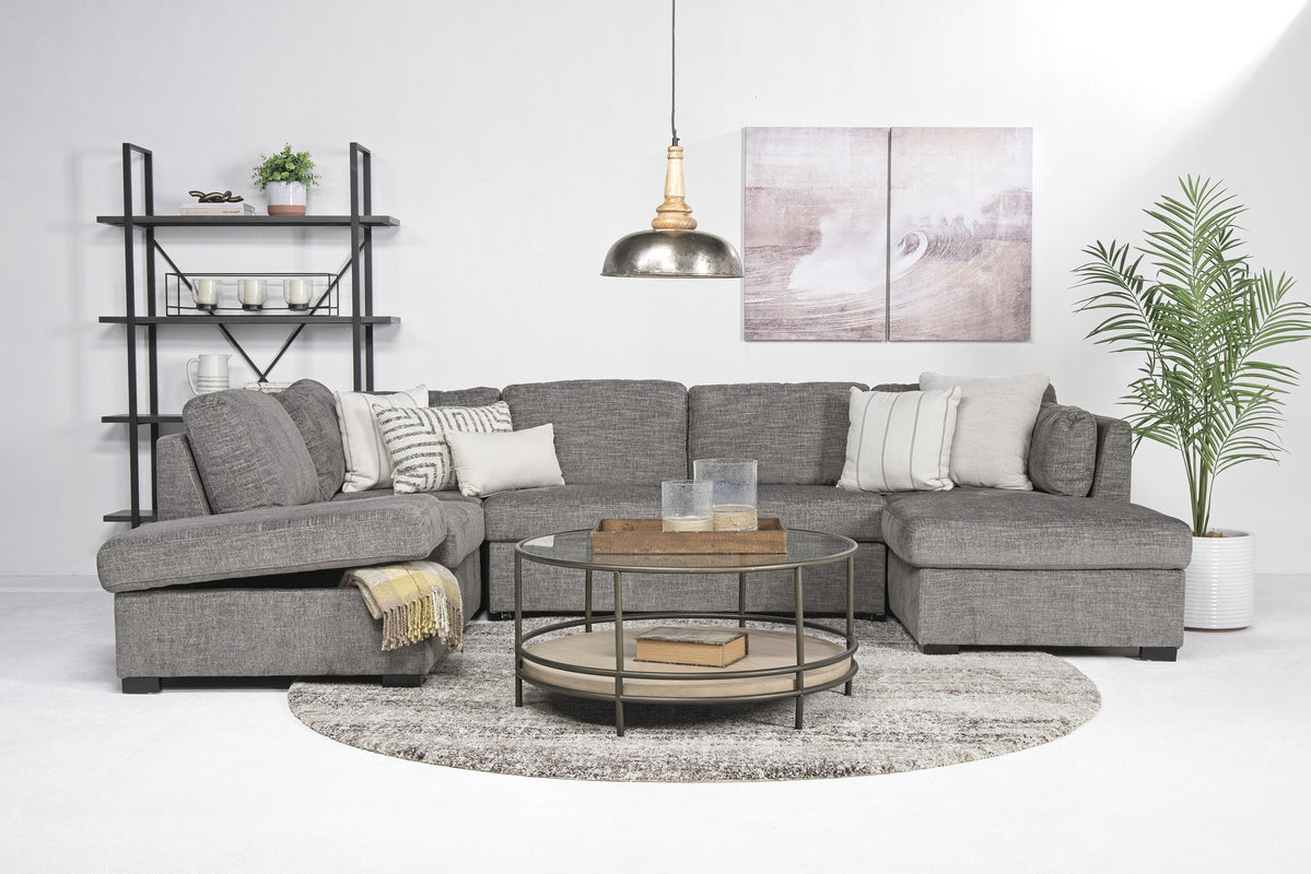 VIVANSEC0:Vivian Full Pullout Tux Chaise, Styled