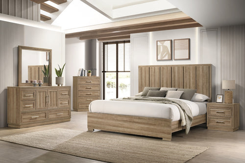 VALENCI09:Valencia Panel Bed & Dresser &, 