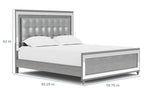 867099384:Valentino Panel Bed, 