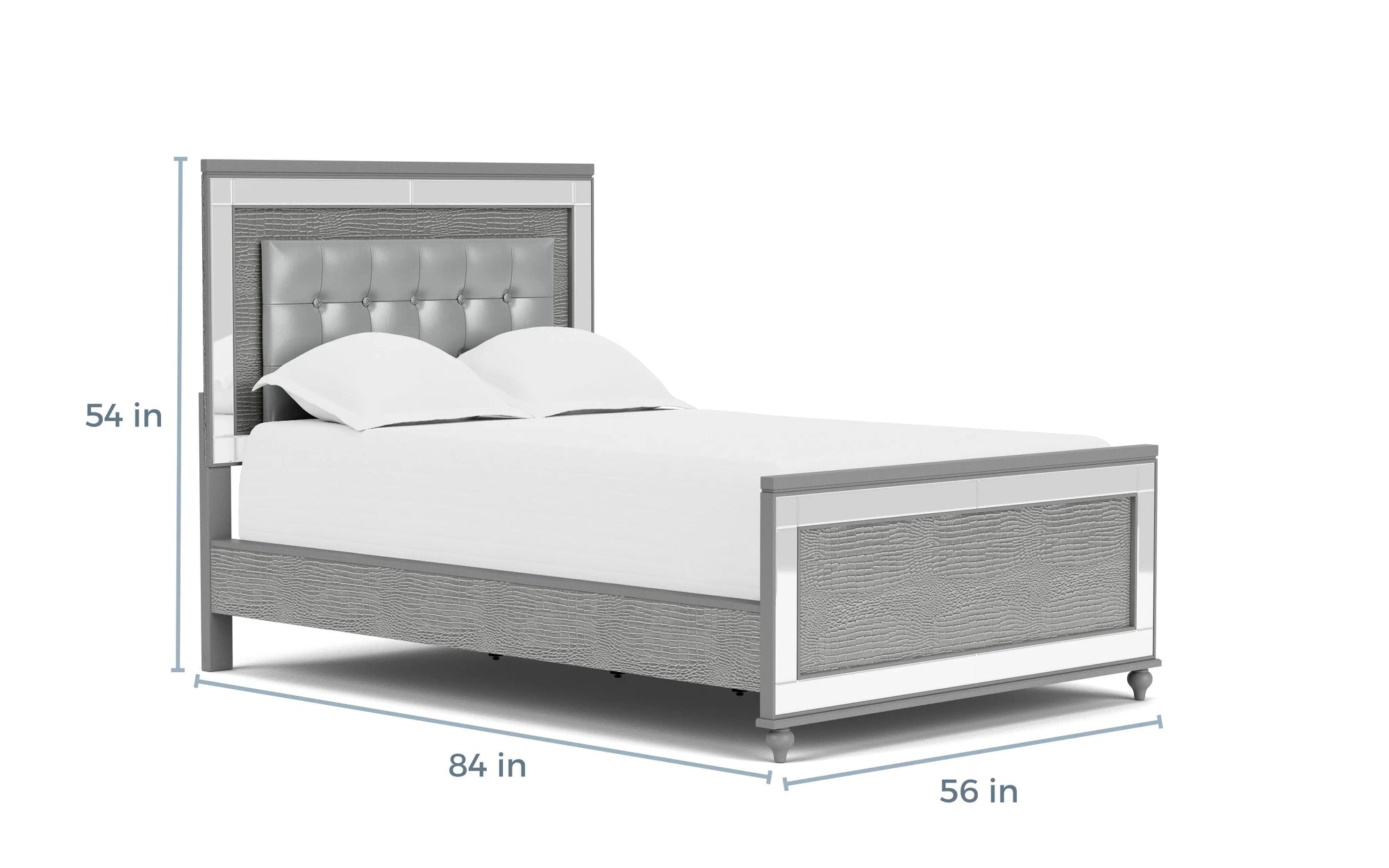 839168372:Valentino Panel Bed, 