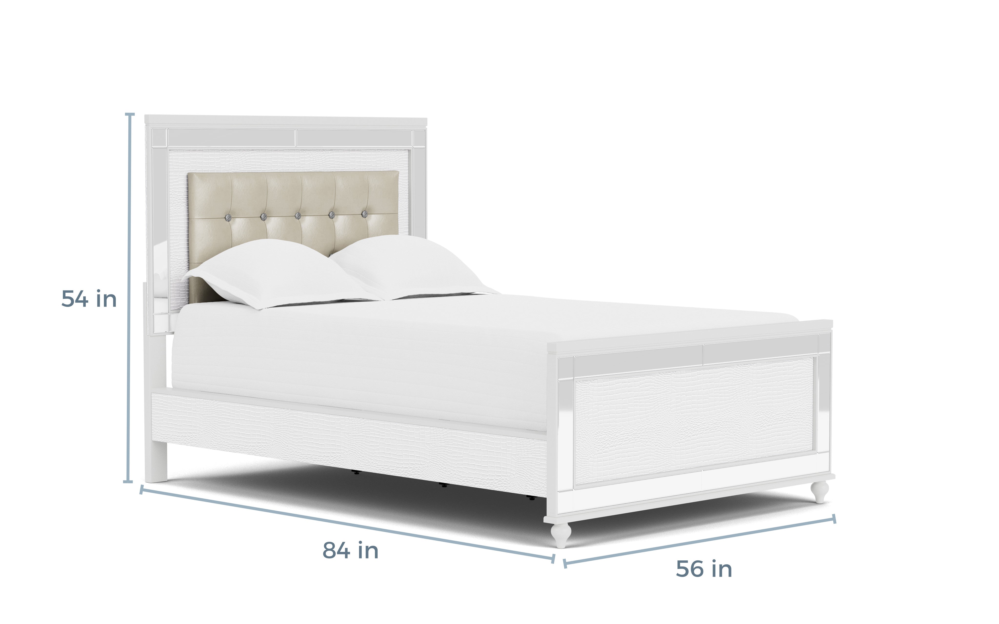 724459624:Valentino Panel Bed, 