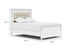 724459624:Valentino Panel Bed, 