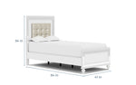 332002675:Valentino Panel Bed, 