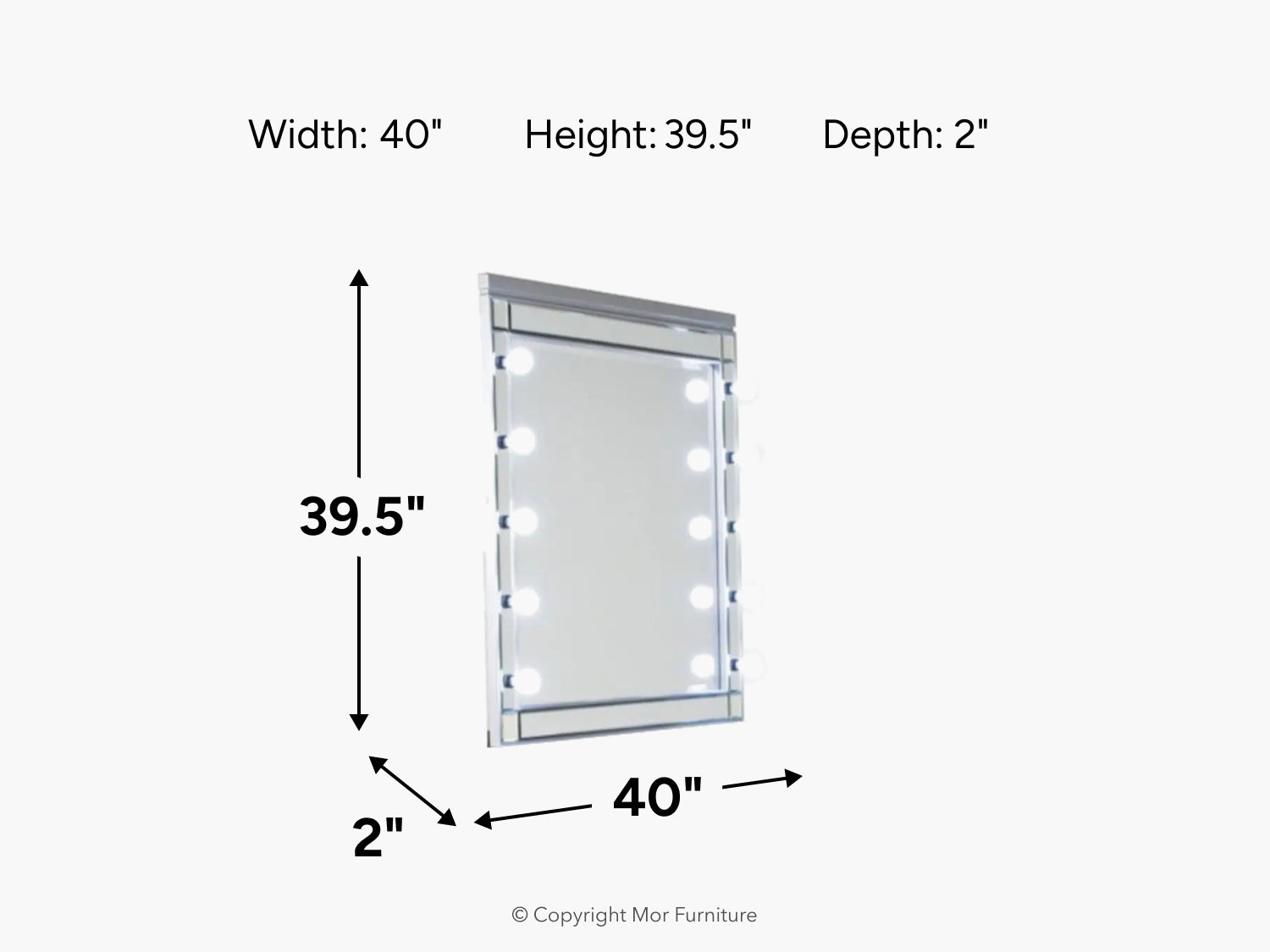 962241707:Valentino Vanity Mirror, 
