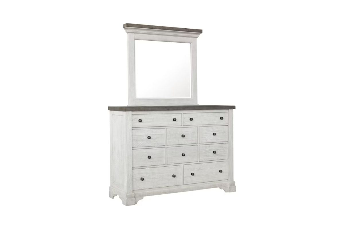 VALLEYR05:Valley Ridge Panel Bed & Dress, Angle