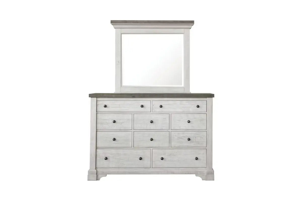 VALLEYR03:Valley Ridge Panel Bed & Dress, Front