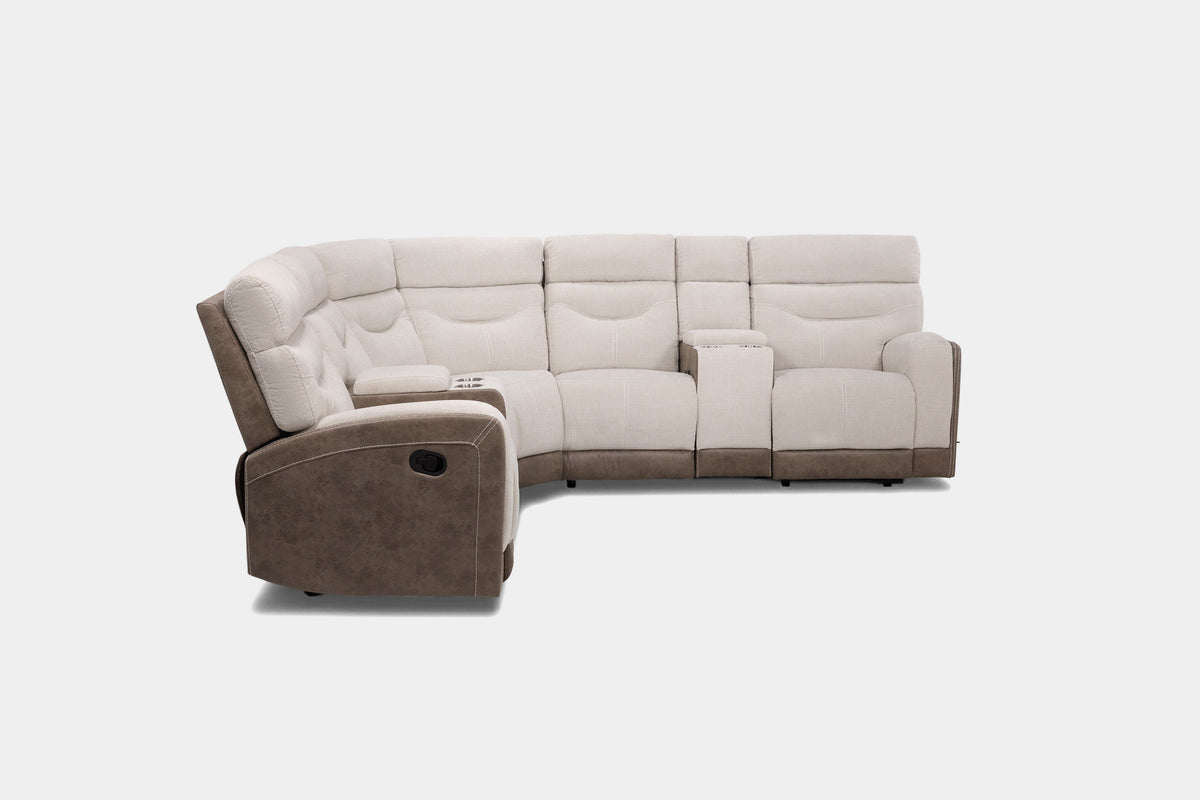 VESPID005:Vespid 3 Piece Reclining Sectional, Front