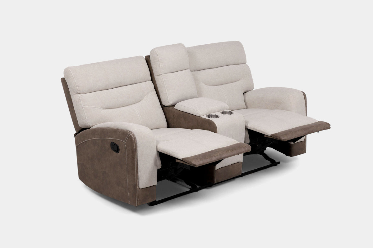 119837025:Vespid Gliding Console Loveseat,  ReclinedAngled