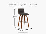 495318068:Viena Counter Height Stool, 