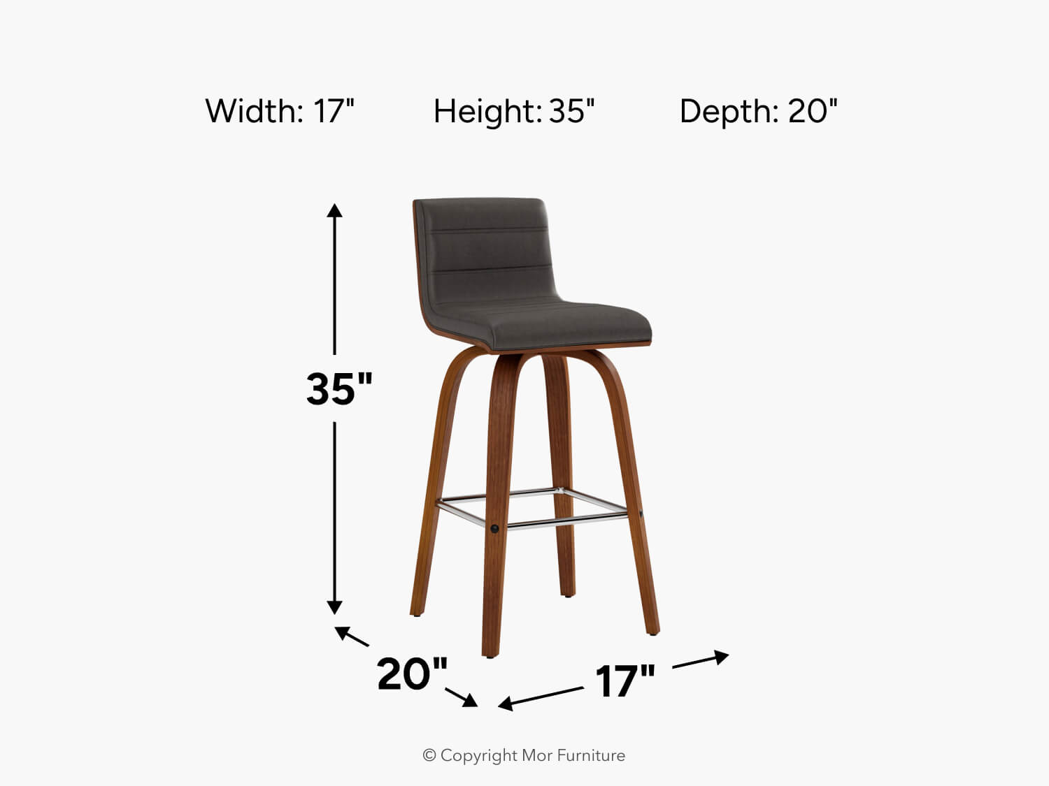 495318068:Viena Counter Height Stool, 