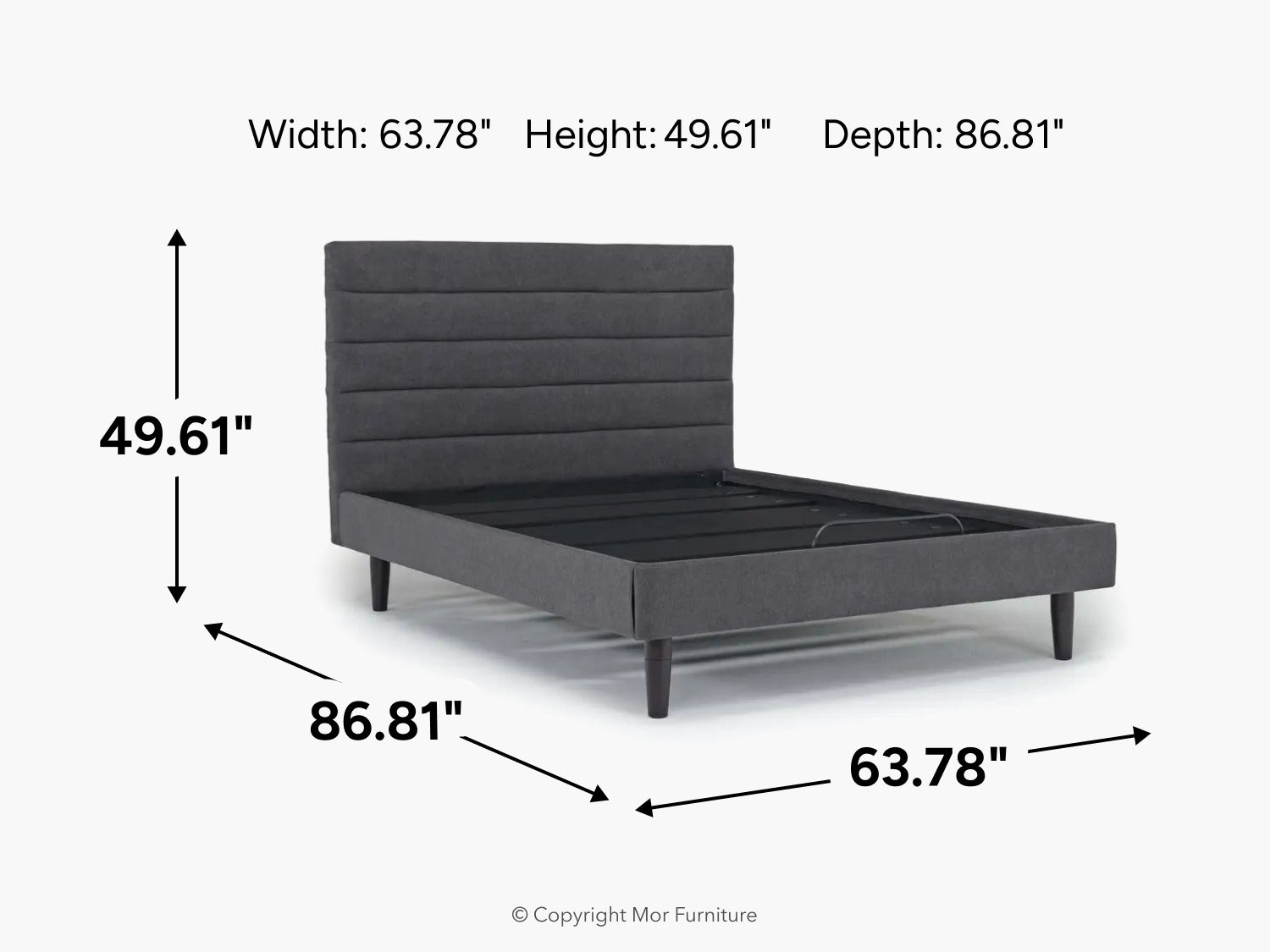 GAVIN3721:Vista Adjustable Foundation Bed, 