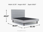 GAVIN3724:Vista Adjustable Foundation Bed, 