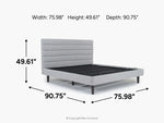 GAVIN3726:Vista Adjustable Foundation Bed, 
