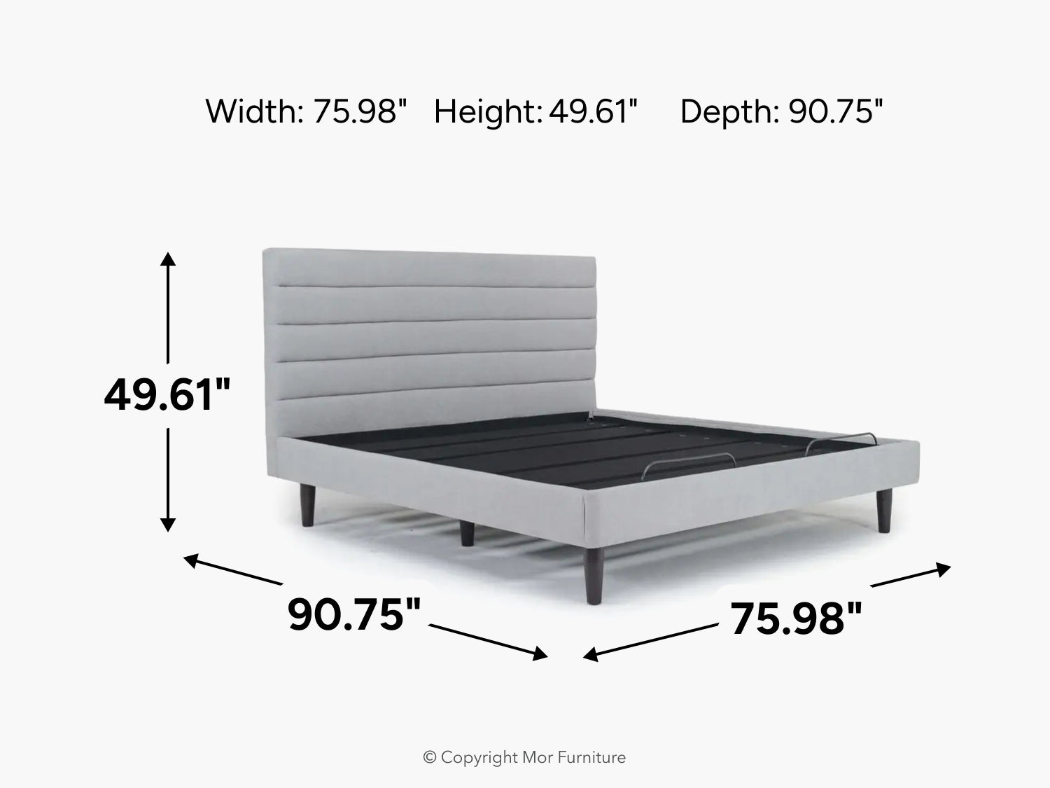 GAVIN3726:Vista Adjustable Foundation Bed, 