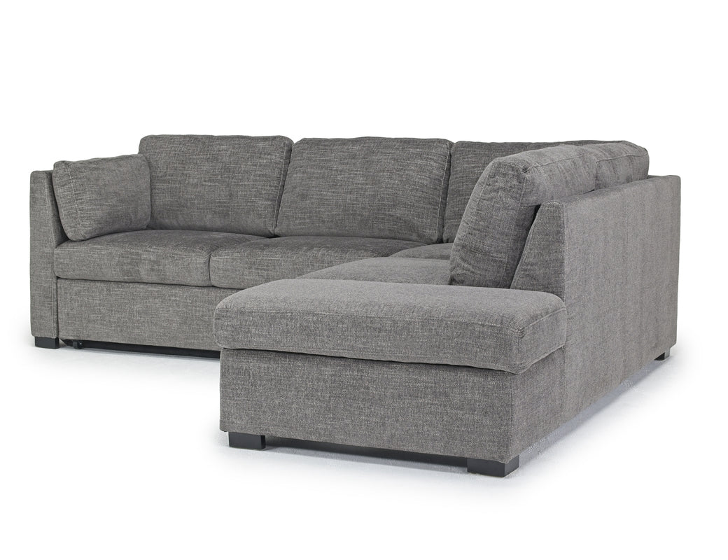 VIVIAN001:Vivian Full Pullout Sofa Chais, Angled