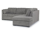 VIVIAN001:Vivian Full Pullout Sofa Chais, Angled