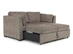 VIVIANSL0:Vivian Full Sleeper Loveseat in Gray Angled Open