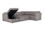 VIVIAN019:Vivian Full Pullout Tux Chaise, AngledOpen