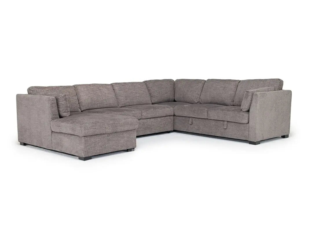 VIVIAN019:Vivian Full Pullout Tux Chaise, AngledAngle