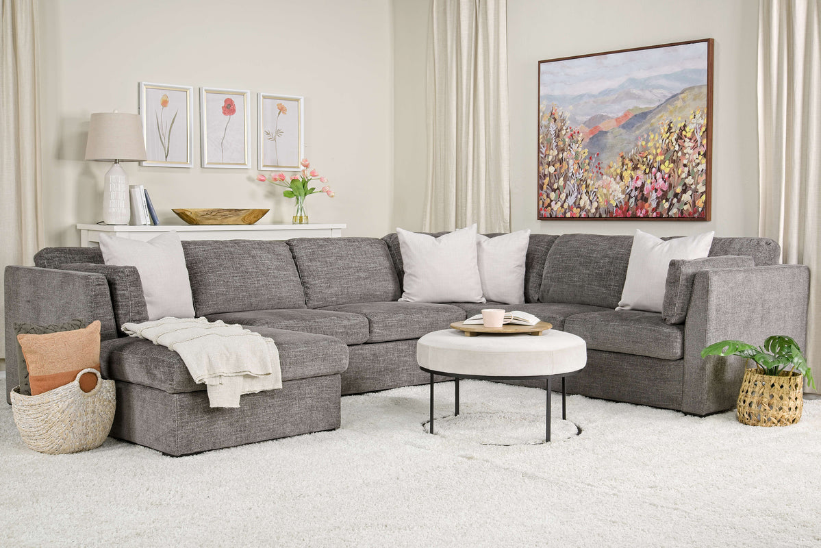 VIVIAN019:Vivian Full Pullout Tux Chaise, Styled