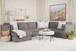 VIVIAN019:Vivian Full Pullout Tux Chaise, Styled