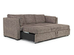 VIVIANSL0:Vivian Queen Sleeper Sofa in Gray Angled Open