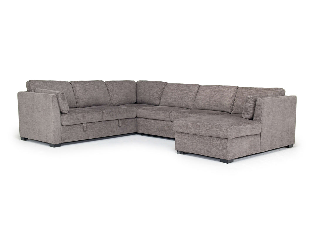 VIVIAN018:Vivian Full Pullout Tux Chaise, AngledAngle