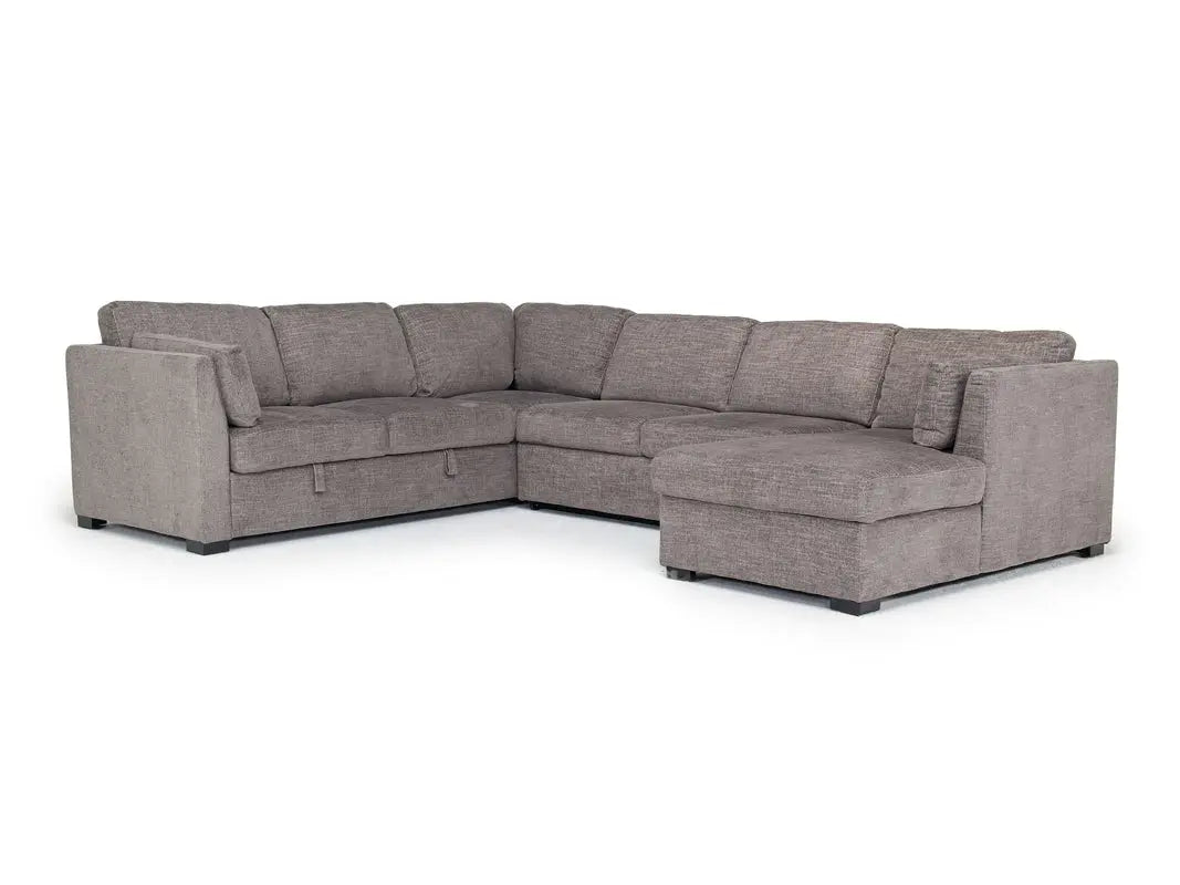 VIVIAN018:Vivian Full Pullout Tux Chaise, AngledAngle