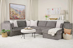 VIVIAN018:Vivian Full Pullout Tux Chaise, Styled