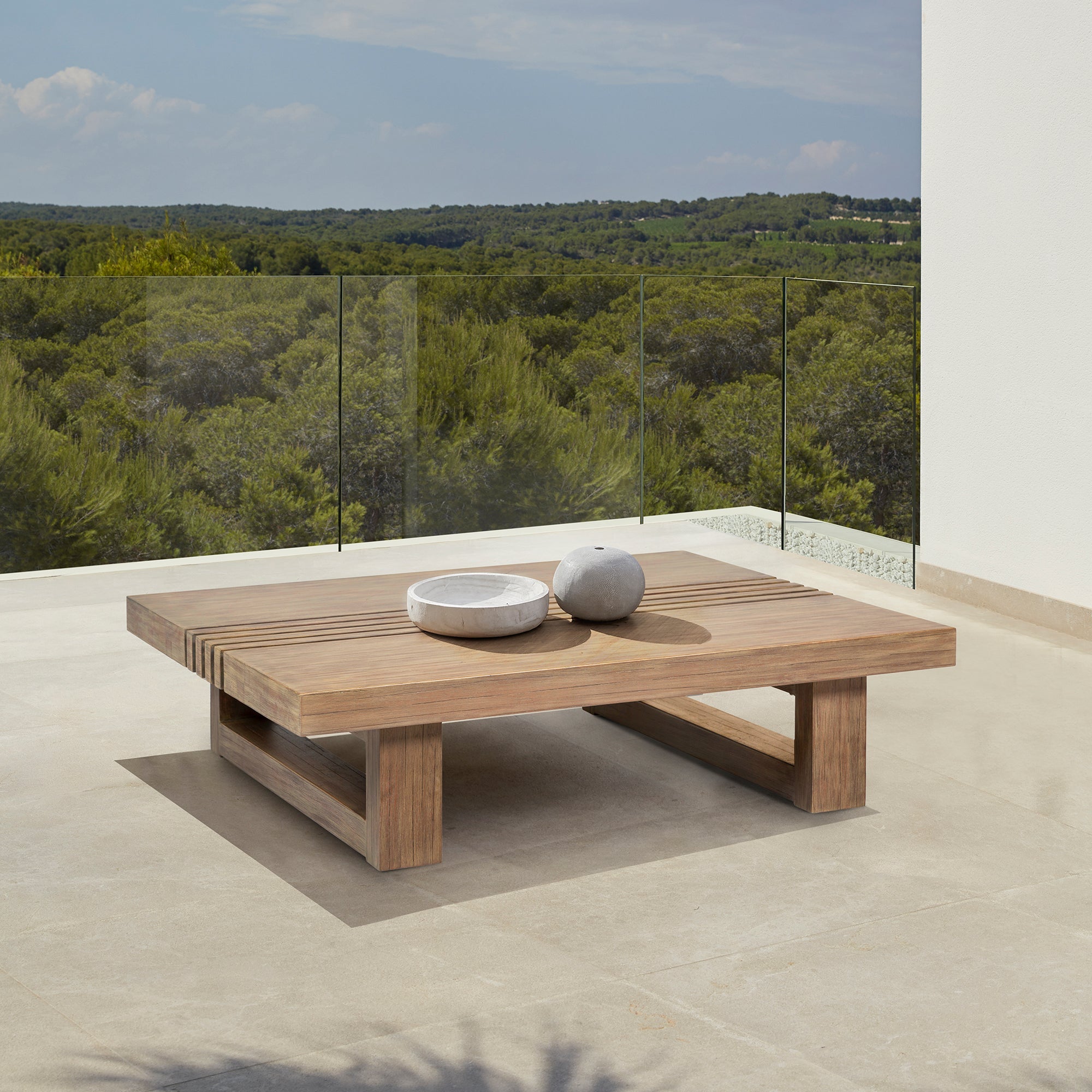 064202218:Vivid Outdoor Cocktail Table, Styled