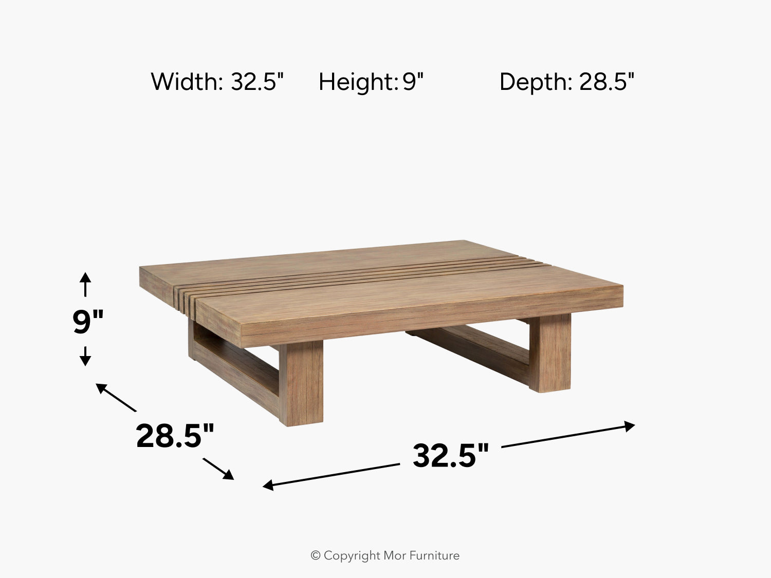 064202218:Vivid Outdoor Coffee Table, 