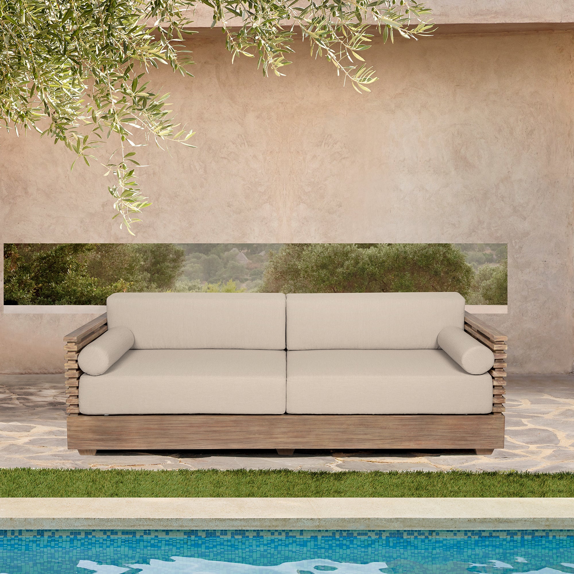 569185819:Vivid Outdoor Sofa, Styled