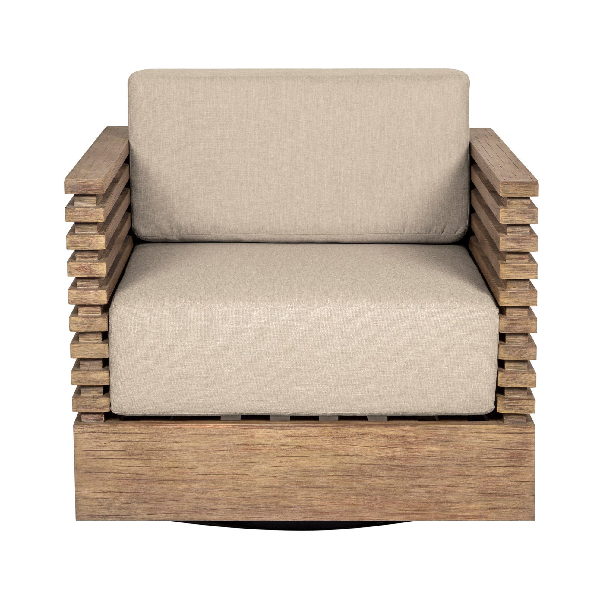 053744920:Vivid Outdoor Swivel Chair, Front