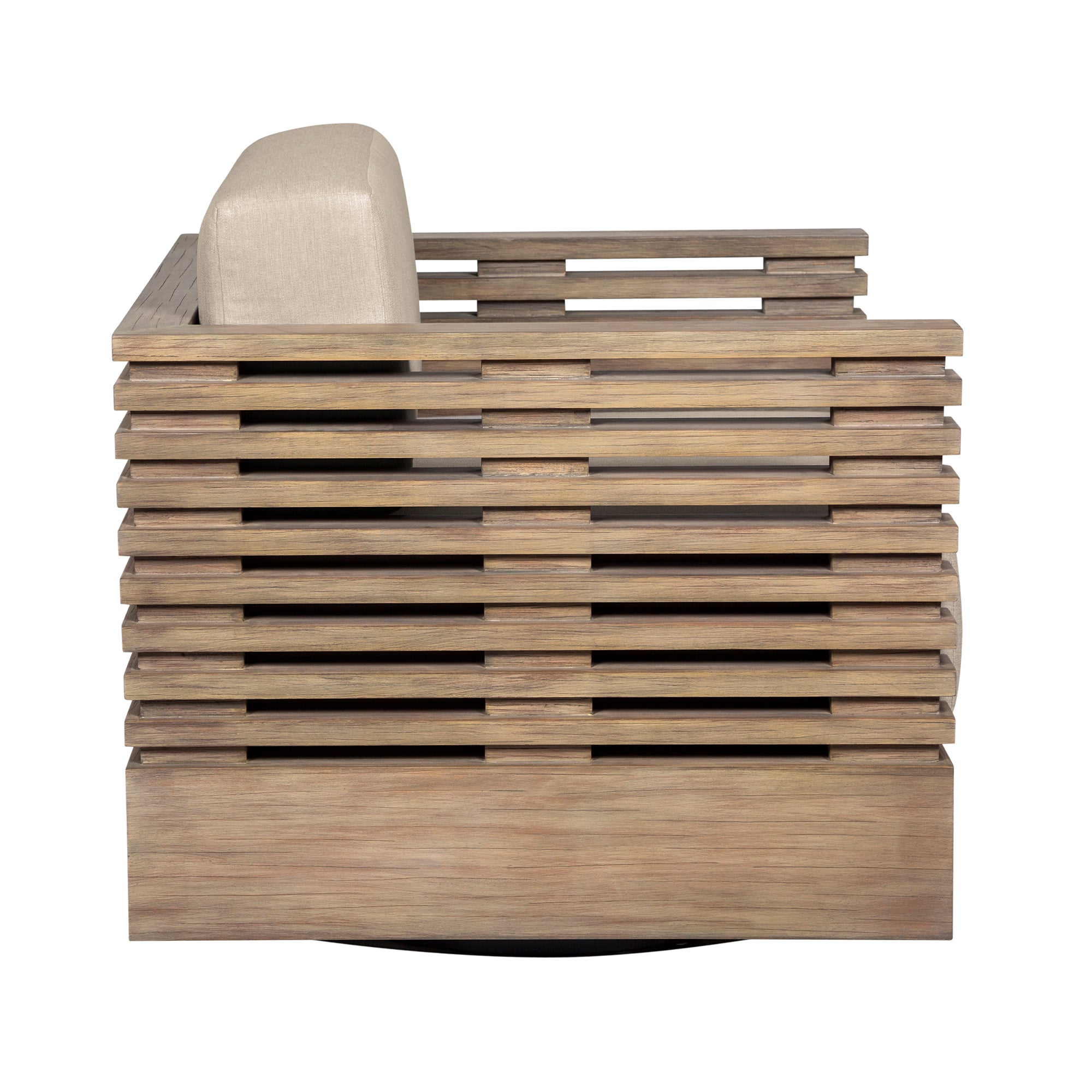 053744920:Vivid Outdoor Swivel Chair, Side