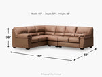 WHITLOC03:Whitlock Tux Sofa Sectional, 