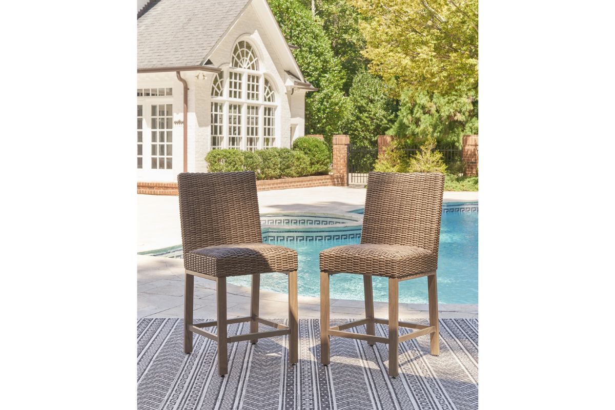 553779884:Walton Bridge Patio Stool, Styled