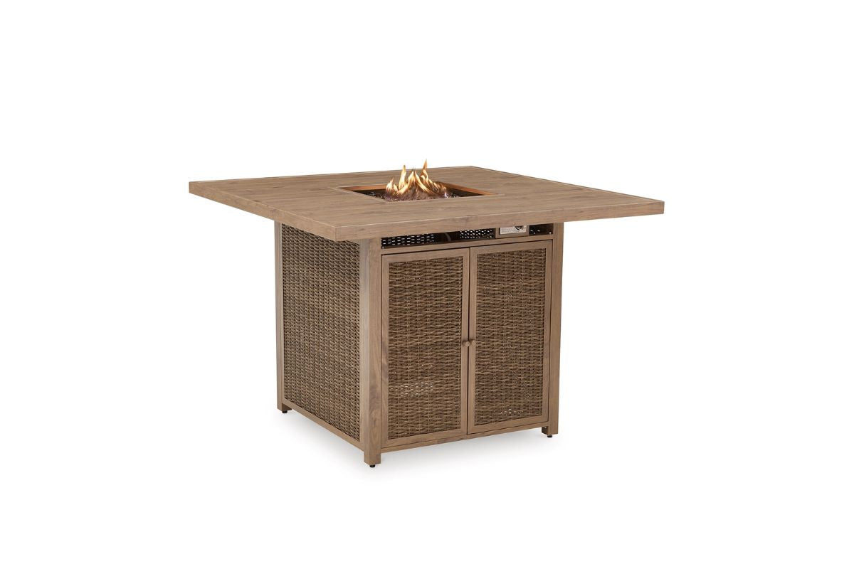 433100393:Walton Bridge Patio Bar Table, Angle