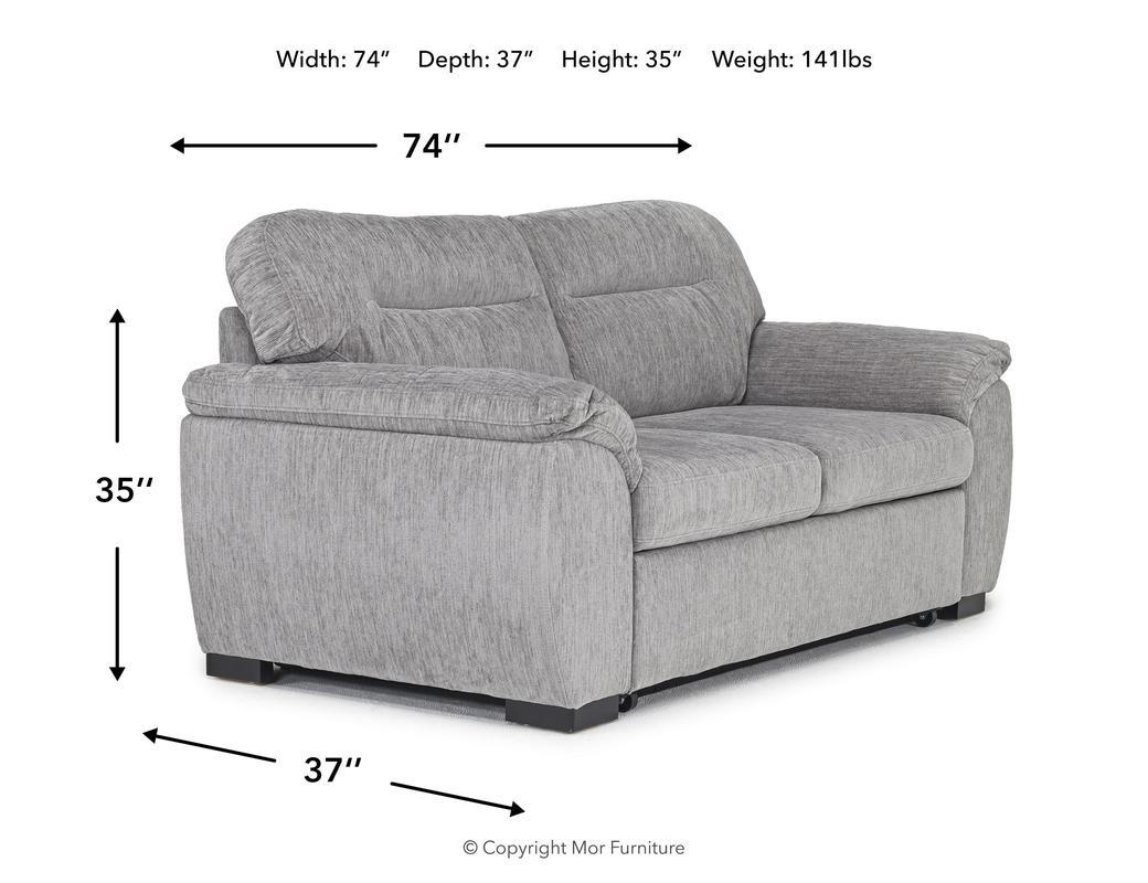 123760017:Wanda Full Sleeper Loveseat, 